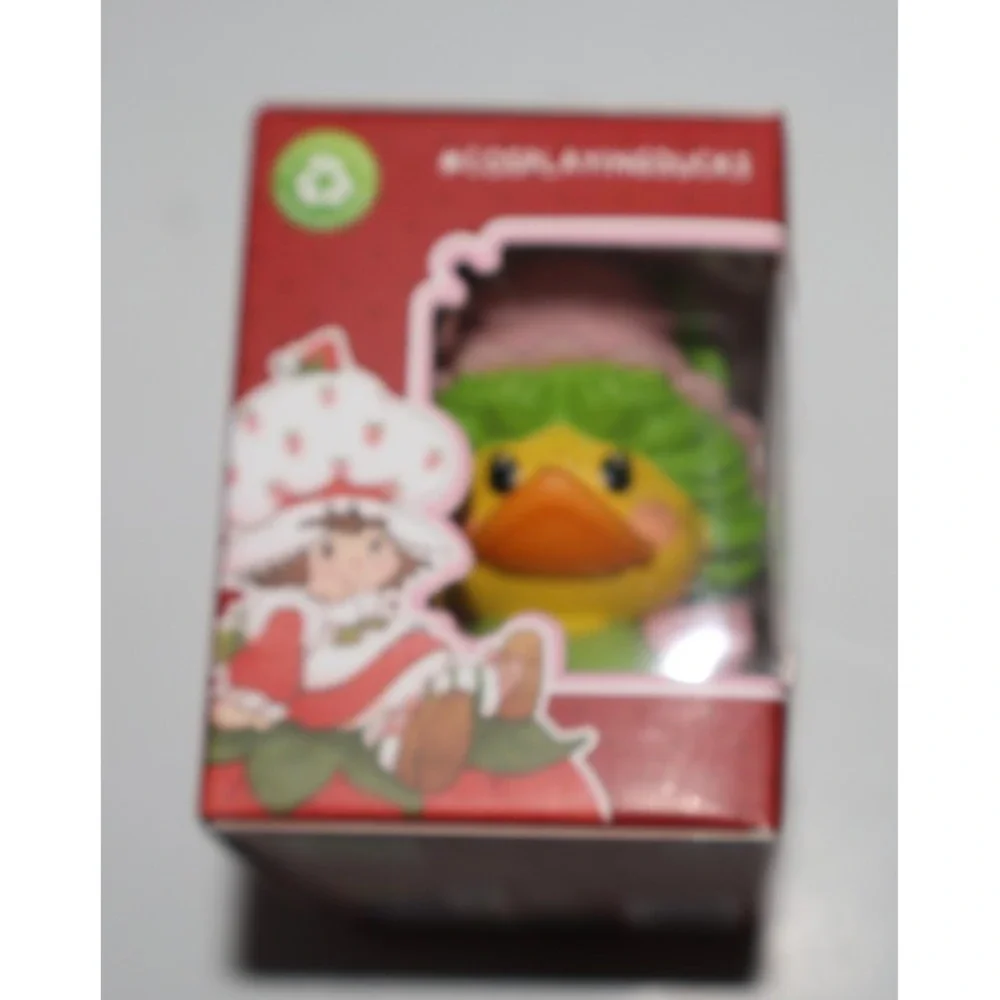Tubbz STRAWBERRY SHORTCAKE Mini Rubber Scented Ducks Lot of 4 NEW